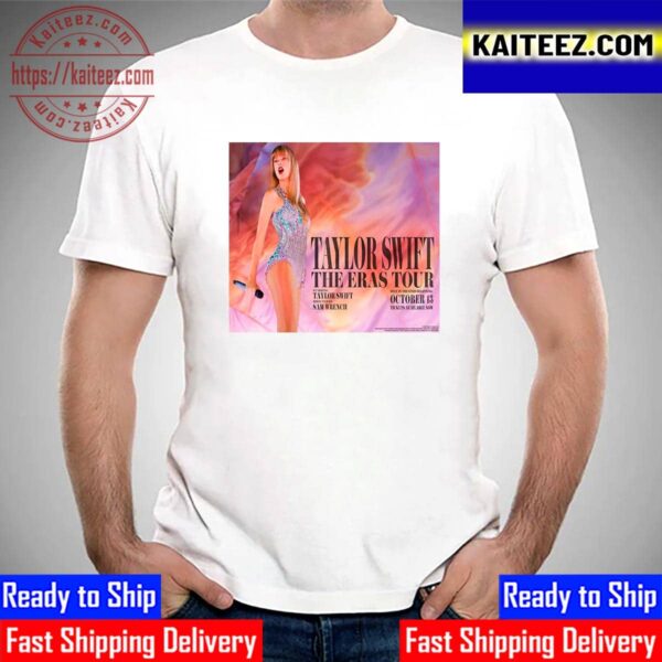 Official Poster For Taylor Swift On The Eras Tour Concert Film In Cinemas October 13th 2023 Vintage T-Shirt