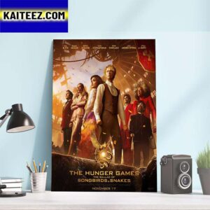 Official Poster For The Hunger Games The Ballad Of Songbirds And Snakes Art Decor Poster Canvas