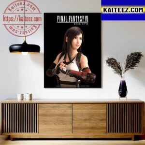 Official Poster For Tifa Lockhart In Final Fantasy VII Rebirth Art Decor Poster Canvas