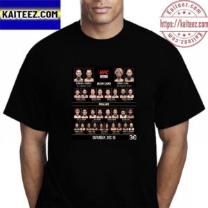 Official Poster For UFC 296 Fight Card Vintage T-Shirt