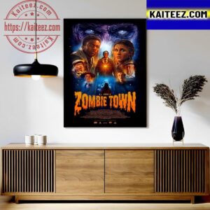 Official Poster For Zombie Town Art Decor Poster Canvas