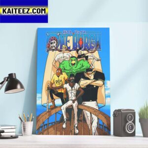 One Burgh For The Pittsburgh Pirates x One Piece Art Decor Poster Canvas