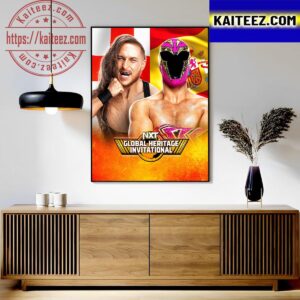 Pete Butch Dunne vs Axiom In The WWE NXT Global Heritage Invitational Art Decor Poster Canvas