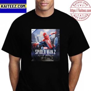 Peter Parker Advanced Suit In Spider-Man 2 Of Marvel Releasing October 20 on PS5 Vintage T-Shirt