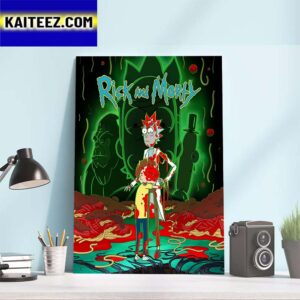 Rick and Morty Season 7 Official Poster Art Decor Poster Canvas