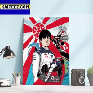 Scuderia AlphaTauri F1 Team Race Week Poster At Suzuka Japanese GP Art Decor Poster Canvas