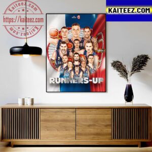 Serbia Are Finishing The World Cup As The Runners-Up FIBA Basketball World Cup 2023 Art Decor Poster Canvas