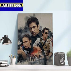 Sicario Day Of The Soldado Official Poster Art Decor Poster Canvas