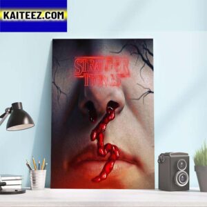 Stranger Things 5 One Last Season Art Decor Poster Canvas