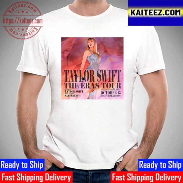 Taylor Swift The Eras Tour Movie Official Poster In Cinemas October 13th 2023 Vintage T-Shirt