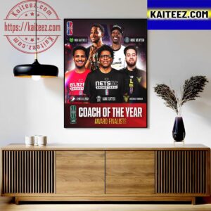 The 2023 NBA 2K League Coach Of The Year Award Finalists Art Decor Poster Canvas