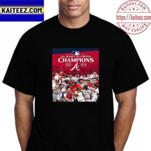 The Atlanta Braves Are 2023 NL East Champions Vintage T-Shirt