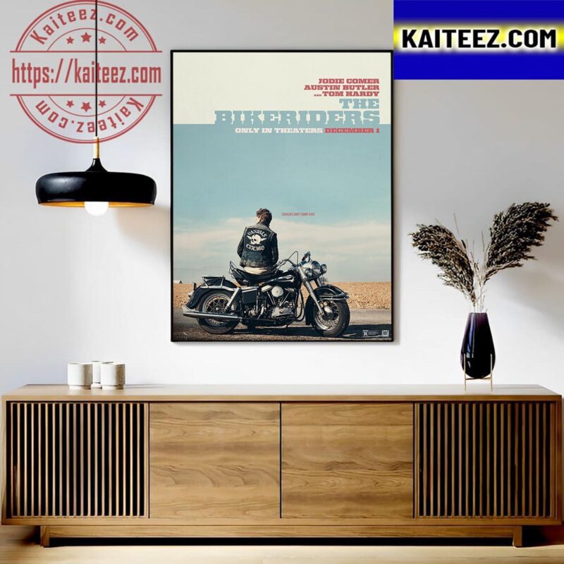 The Bikeriders Official Poster Movie Art Decor Poster Canvas Kaiteez