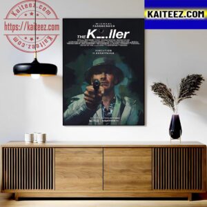 The First Official Poster For The Killer Of David Fincher Art Decor Poster Canvas