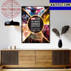 The Marvel Cinematic Universe An Official Timeline Of Marvel Studios Releases On October 24 Art Decor Poster Canvas