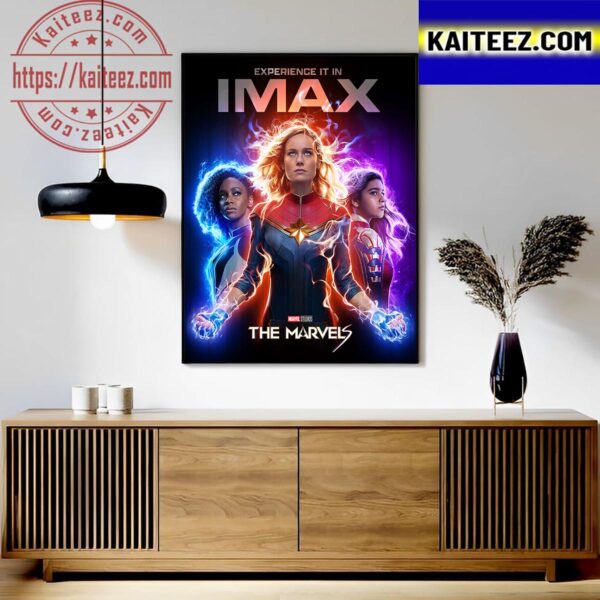 The Marvels Official IMAX Poster Art Decor Poster Canvas