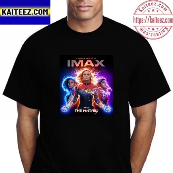 The Marvels Official IMAX Poster Vintage T-Shirt