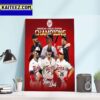 The Minnesota Twins Are The 2023 American League Central Champions Art Decor Poster Canvas