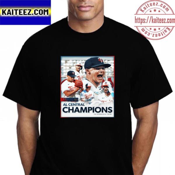 The Minnesota Twins Are Your 2023 AL Central Champions Vintage T-Shirt