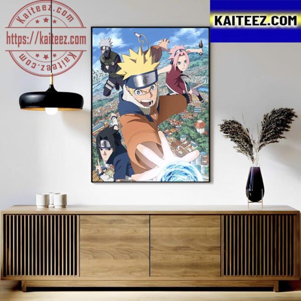 The Naruto 20th Anniversary Episodes New Poster Art Decor Poster Canvas