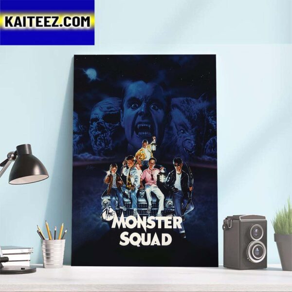 The Original Poster For The Monster Squad Art Decor Poster Canvas