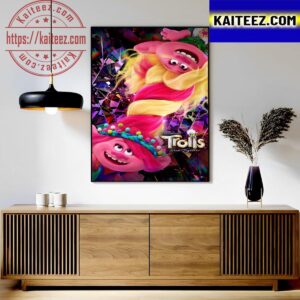 Trolls Band Together Official Poster Art Decor Poster Canvas