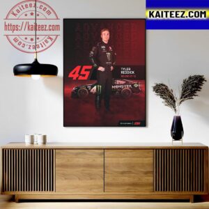 Tyler Reddick Wins At Kansas Speedway And Advances To The NASCAR Playoffs Round Of 12 Art Decor Poster Canvas