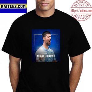 US Open 2023 Novak Djokovic Is The Mens Singles Champion Vintage T-Shirt