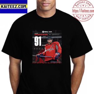 Washington Capitals Alex Ovechkin In EA Sports NHL 24 Rating Vintage T-Shirt