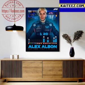 Williams Racing F1 Team Alex Albon 2023 Form First 7 vs Last 7 Art Decor Poster Canvas