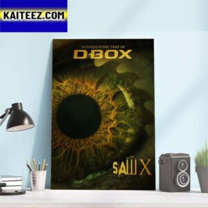 Witness Every Trap In D-Box Poster For Saw X Movie Art Decor Poster Canvas