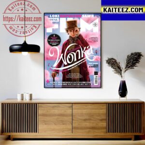 World Exclusive Timothee Chalamet And Wonka Is On The Cover Of The New Issue Of Total Film Magazine Art Decor Poster Canvas