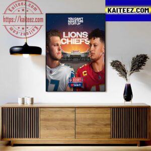 You Cant Make This Stuff Up Detroit Lions Vs Kansas City Chiefs At NFL Kickoff 2023 Art Decor Poster Canvas