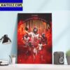 2023 European League Of Football Champions Are Rhein Fire Art Decor Poster Canvas