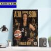 Aja Wilson Kelsey Plum And The Las Vegas Aces Are Back-To-Back 2023 WNBA Champions Art Decor Poster Canvas
