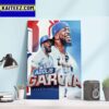 Adolis Garcia 4 Straight MLB Postseason Games With HR Art Decor Poster Canvas