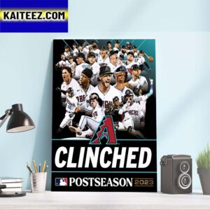 Arizona Diamondbacks Are Back In The MLB Postseason 2023 Art Decor Poster Canvas