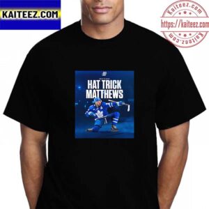 Back To Back Hat Trick For Auston Matthews Toronto Maple Leafs NHL Vintage T-Shirt
