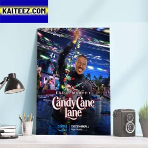 Candy Cane Lane Official Poster Art Decor Poster Canvas