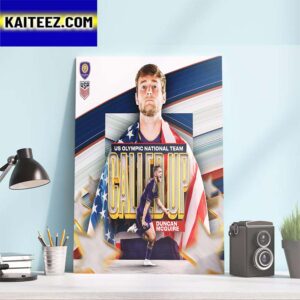 Congrats to Orlando City SC Duncan McGuire Called Up To The US Olympic National Team Art Decor Poster Canvas
