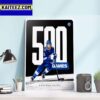 Congratulations Brayden Point 500 Games in NHL Art Decor Poster Canvas