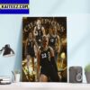 Raise The Stakes Las Vegas Aces x Sydney Colson 2023 WNBA Champions Art Decor Poster Canvas