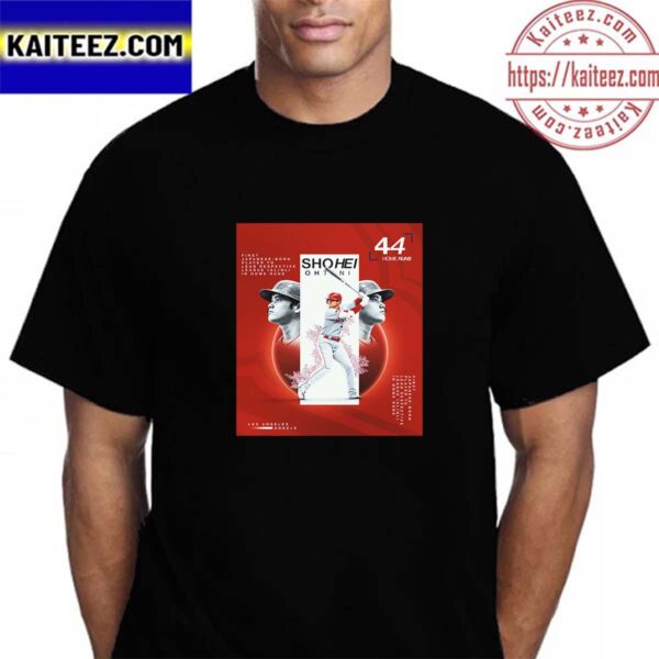 Congratulations Shohei Ohtani is The First Japanese-Born Player To Lead Respective League AL NL In Home Runs Vintage T-Shirt