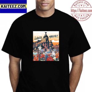 Dallas Mavericks Mavs In Madrid Official Poster Vintage T-Shirt