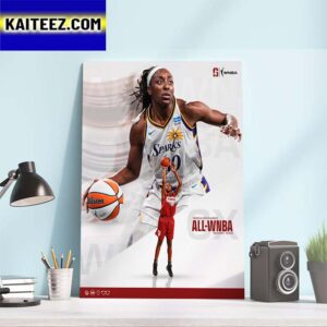 For The Sixth Time Nneka Ogwumike Earns All-WNBA Honors Art Decor Poster Canvas