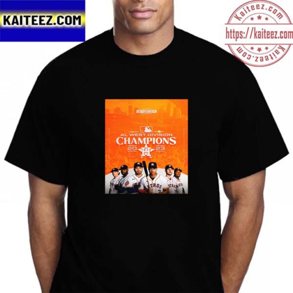 Houston Astros Are 2023 AL West Division Champions Vintage T-Shirt