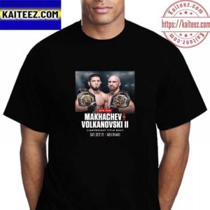 Islam Makhachev Vs Alexander Volkanovski at UFC 294 For Lightweight Title Bout Vintage T-Shirt