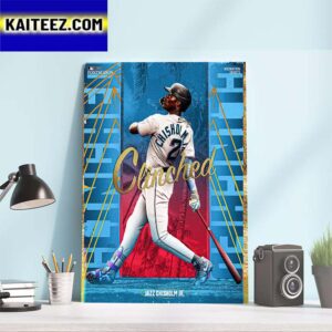 Jazz Chisholm Jr And The Miami Marlins Clinched 2023 MLB Postseason Bound Art Decor Poster Canvas