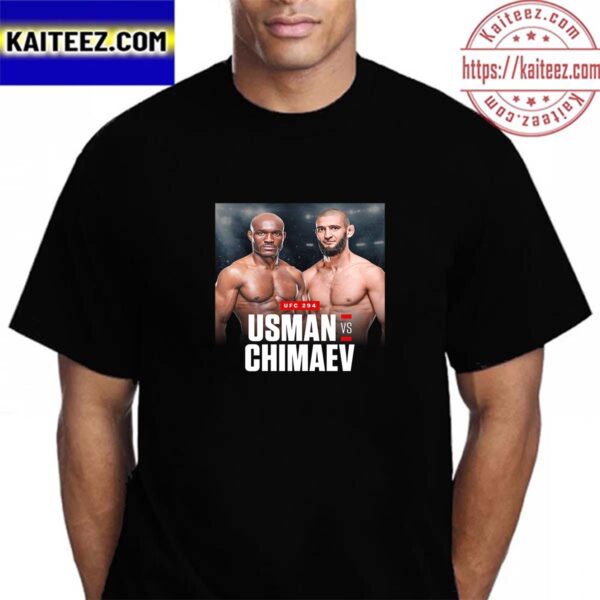 Kamaru Usman Vs Khamzat Chimaev In A Middleweight Bout At UFC 294 Vintage T-Shirt