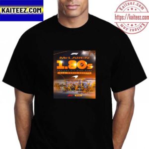 McLaren F1 Team New World Record For The Fastest Pit Stop Ever Vintage T-Shirt